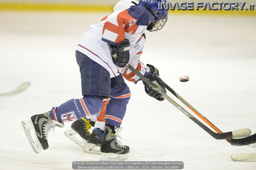 2015-02-15 Hockey Milano Rossoblu U12-Valpellice 0825 Michelangelo Romano